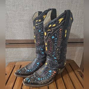 Corral Butterfly Leather Boots